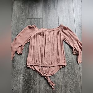 Express cold shoulder top